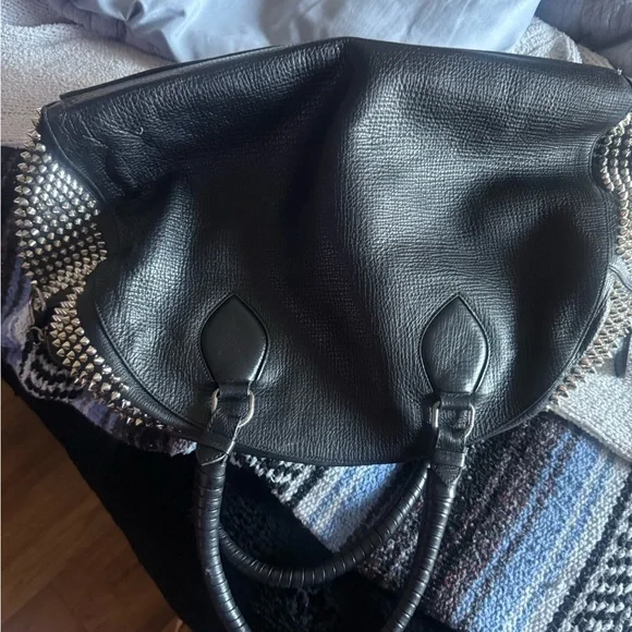 Christian Louboutin Panettone Leather satchel - Picture 6 of 7